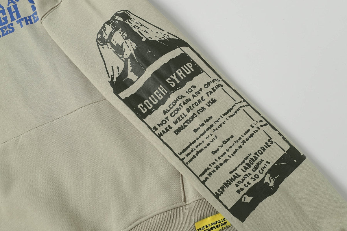 THAT'S A AWFUL LOT OF COUGH SYRUP Tomorrow's Star Graphic Hoodie ¡ª detail