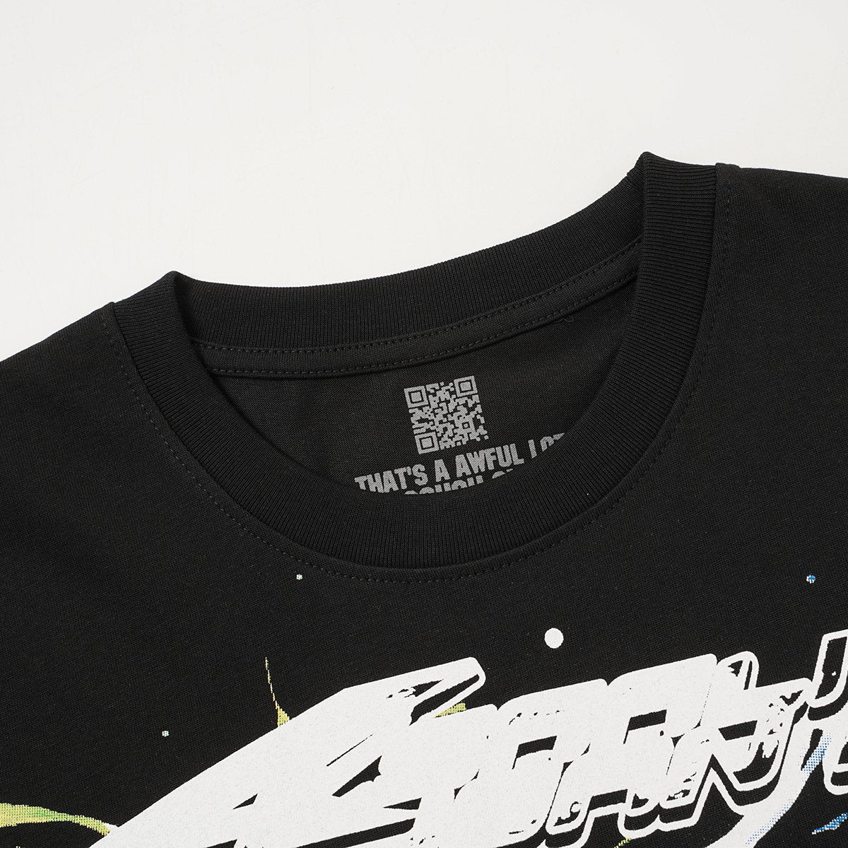 THAT'S A AWFUL LOT OF COUGH SYRUP Front & Back Graphic T-Shirt ¡ª detail